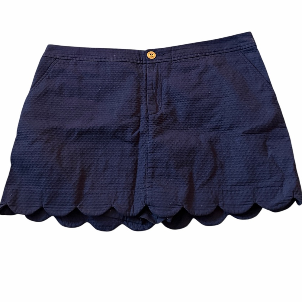 Lilly Pulitzer Women's Colette Scallop Skort in blue- women’s size 16